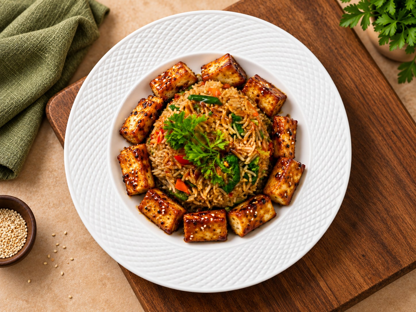Paneer Teriyaki Bowl